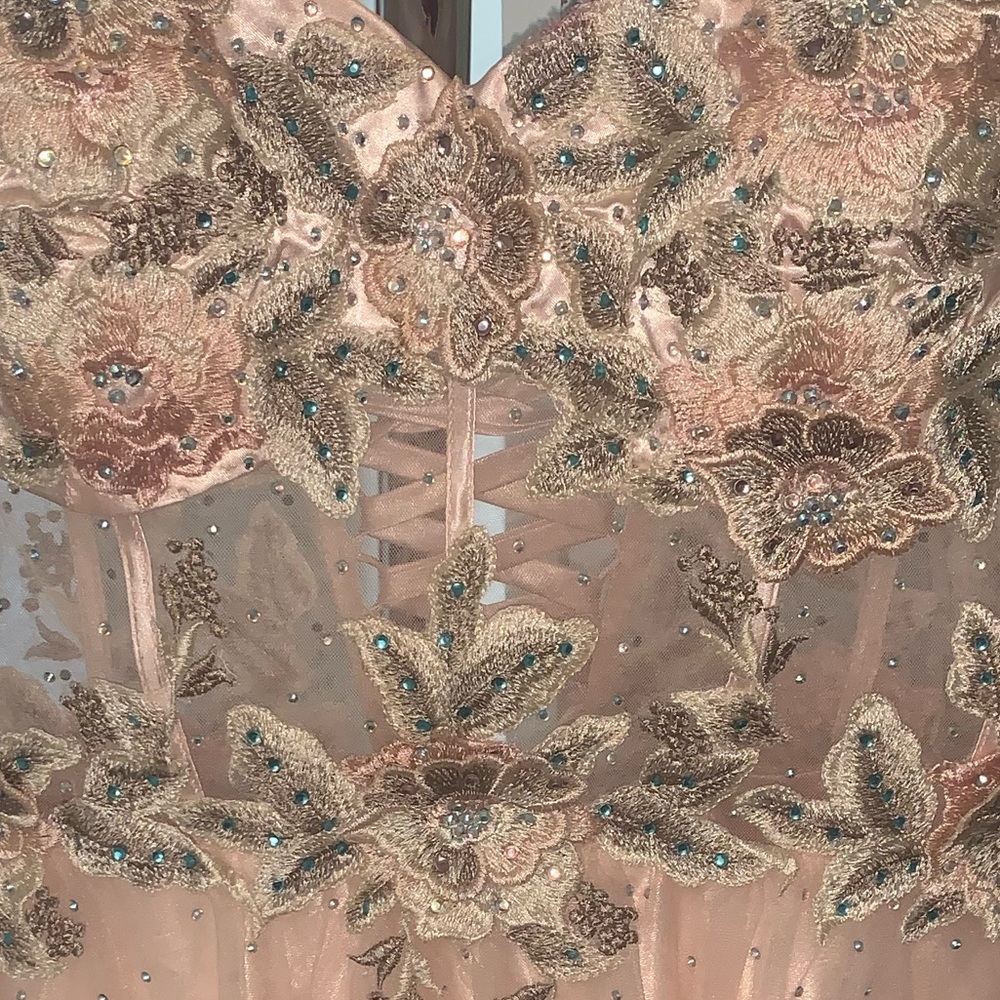 Floral Embroidered Midi Dress